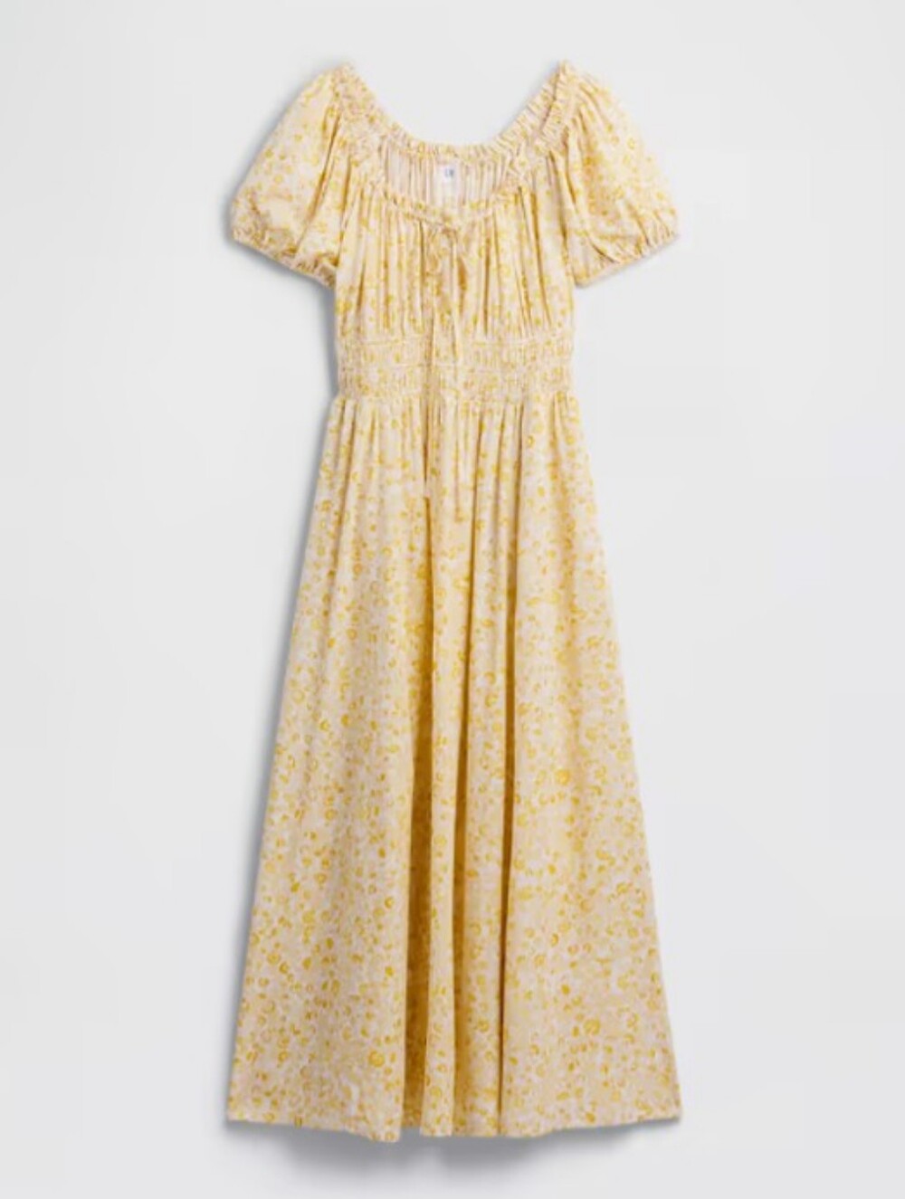 Gap Puff Sleeve Maxi Dress